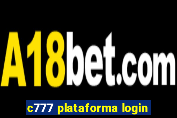 c777 plataforma login